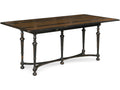 Winston Flip-top Console Table in Mahogany and Oak Veneer