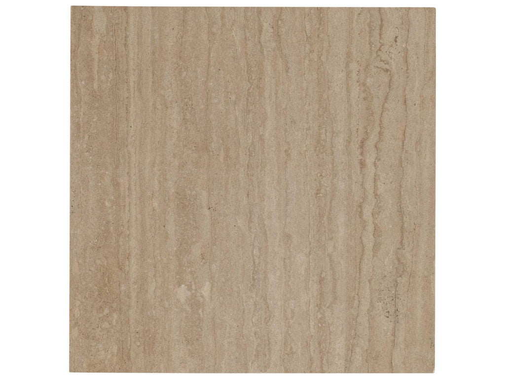 Grand Tour Ascoli Square Accent Table in Travertine