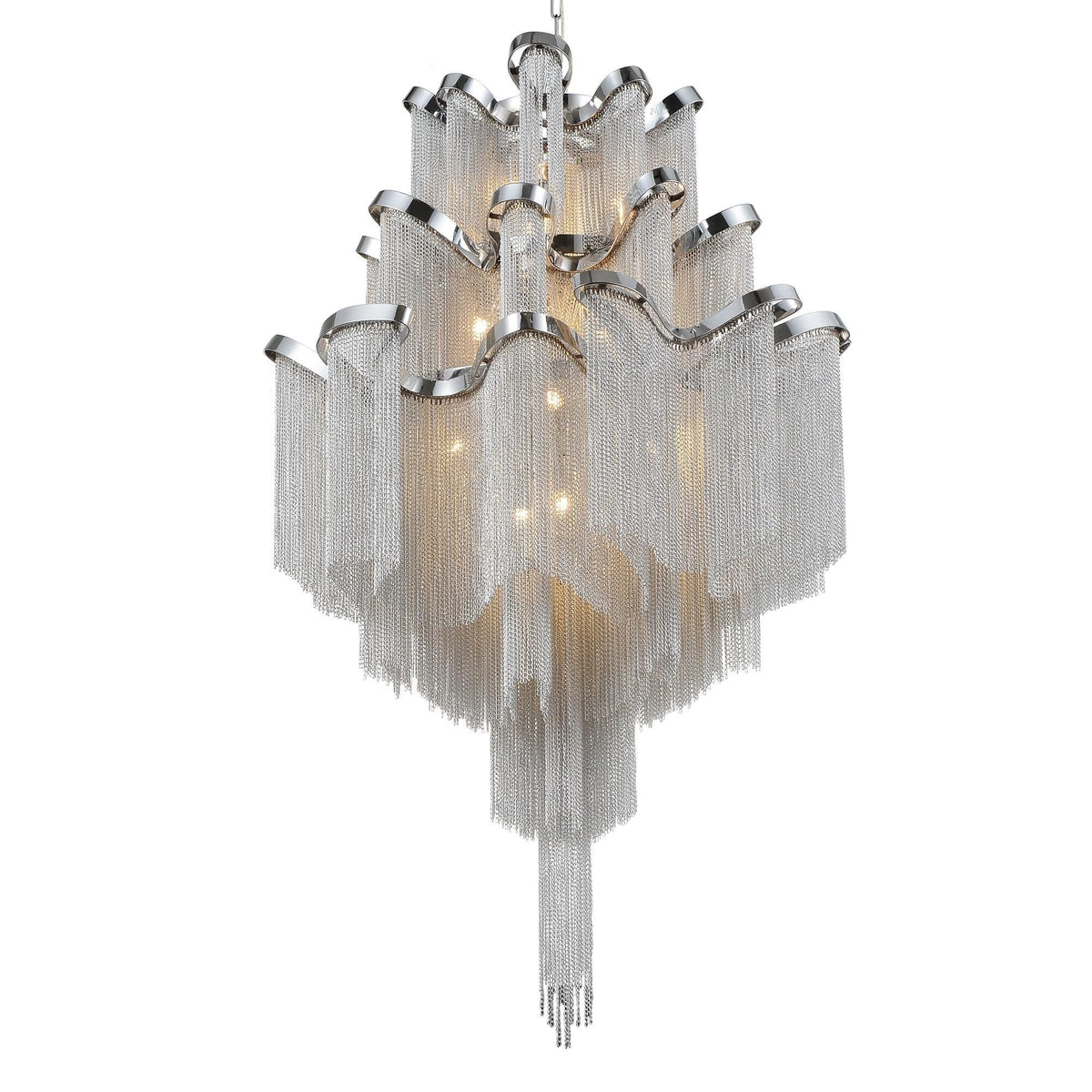 Daisy 24 Inch 17 Light Chandelier