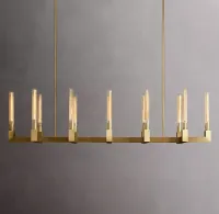 Cannele Linear Chandelier 67" For Kitchen Island