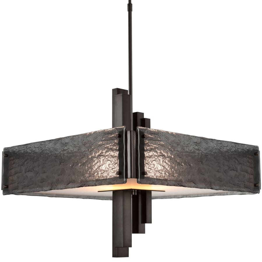 Hammerton Studio Carlyle 24" Wide Artisan Crafted Chandelier with Hand Textured Glass