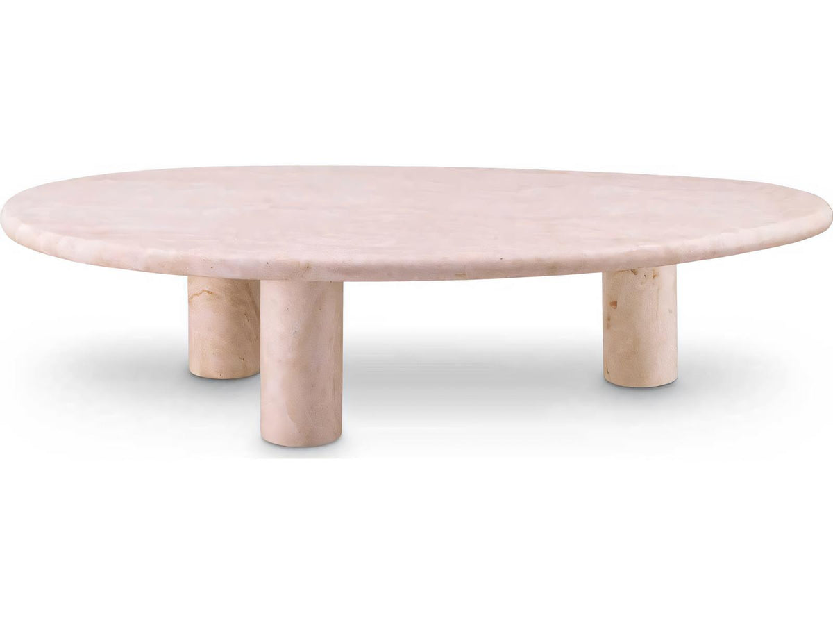 Prelude Free-Form Travertine Coffee Table