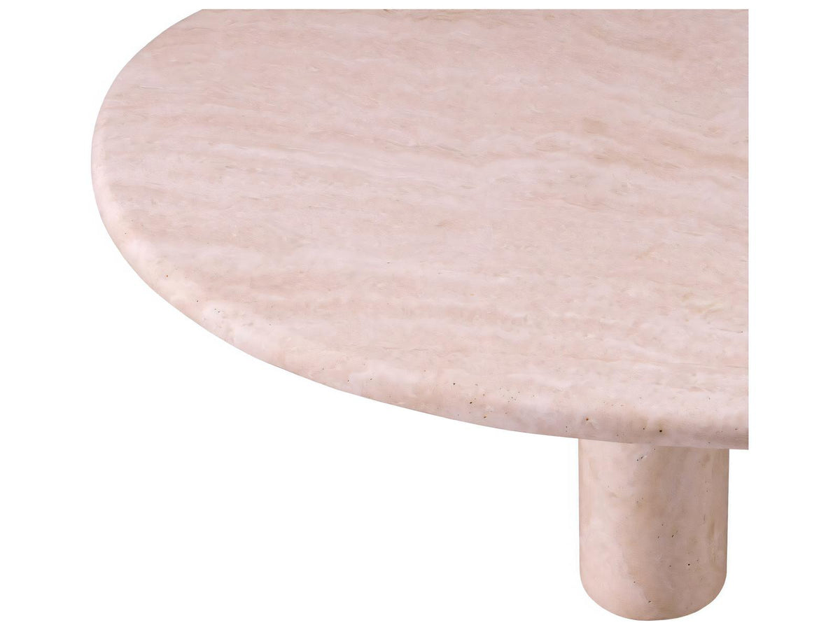 Prelude Free-Form Travertine Coffee Table