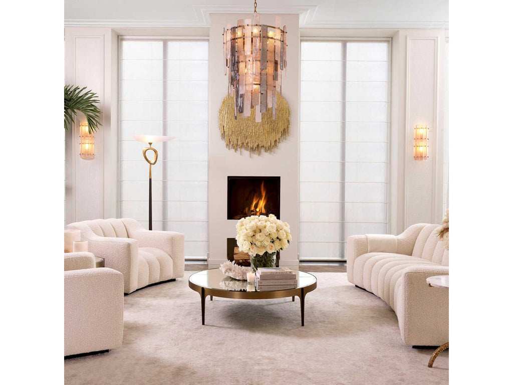 Artemisa L Brushed Brass Coffee Table