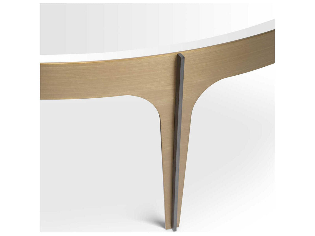 Artemisa L Brushed Brass Coffee Table