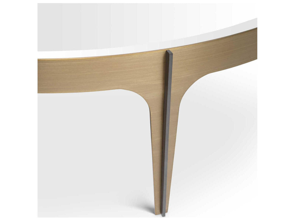 Artemisa L Brushed Brass Coffee Table