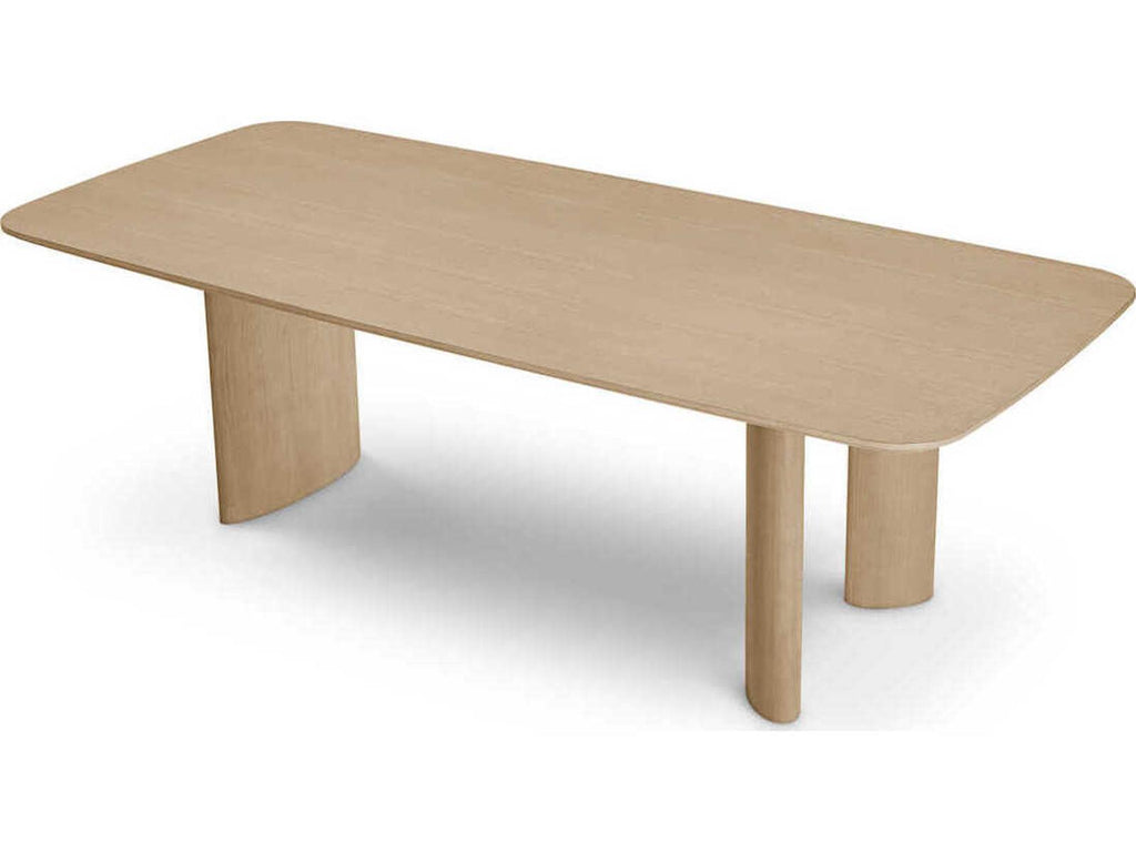 Harmonie S Rectangle Dining Table in Natural Oak Veneer