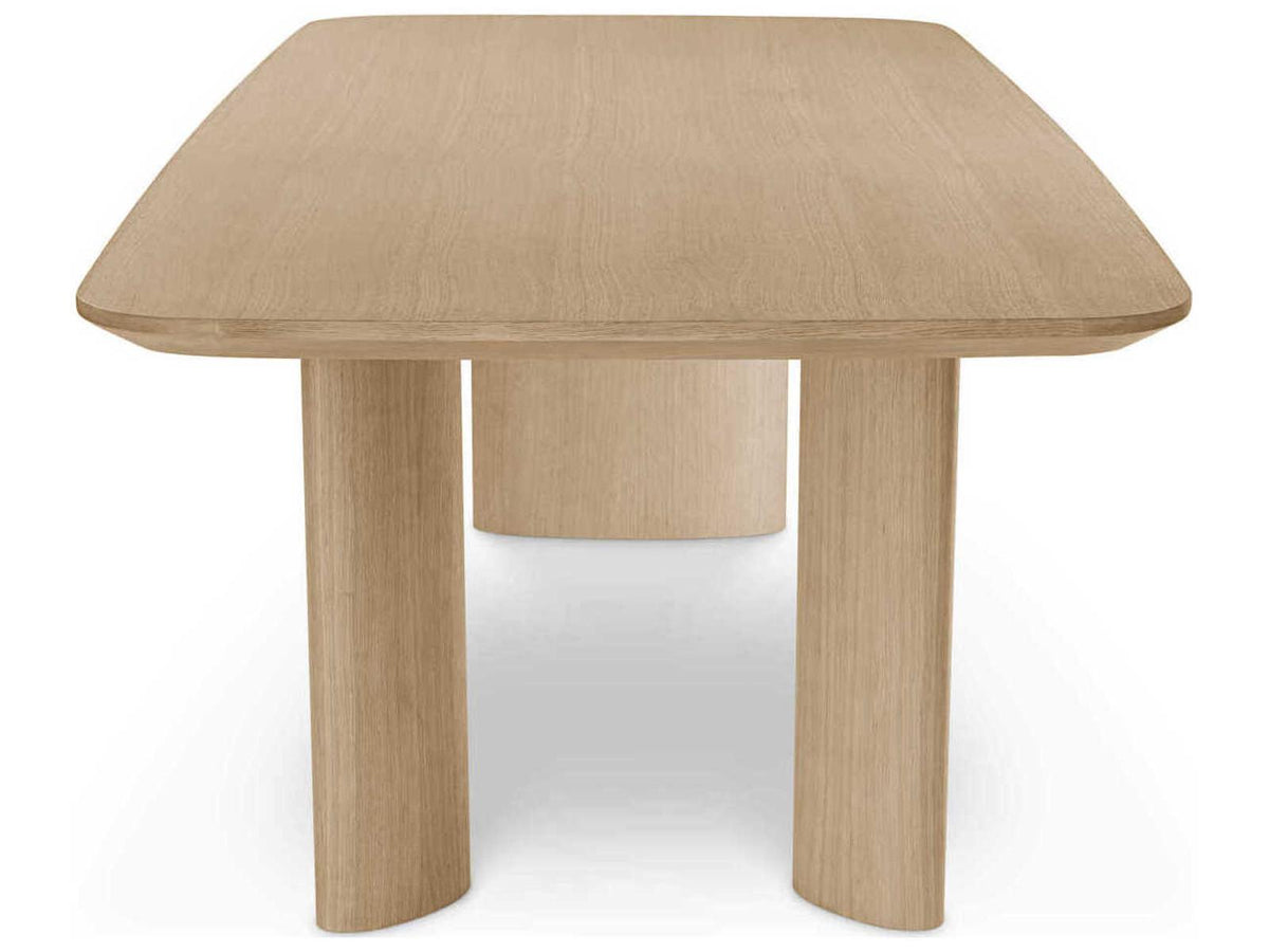 Harmonie S Rectangle Dining Table in Natural Oak Veneer