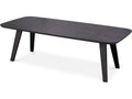 Glover Rectangular Dining Table in Charcoal Grey Oak Veneer
