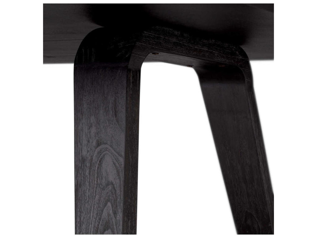 Glover Rectangular Dining Table in Charcoal Grey Oak Veneer