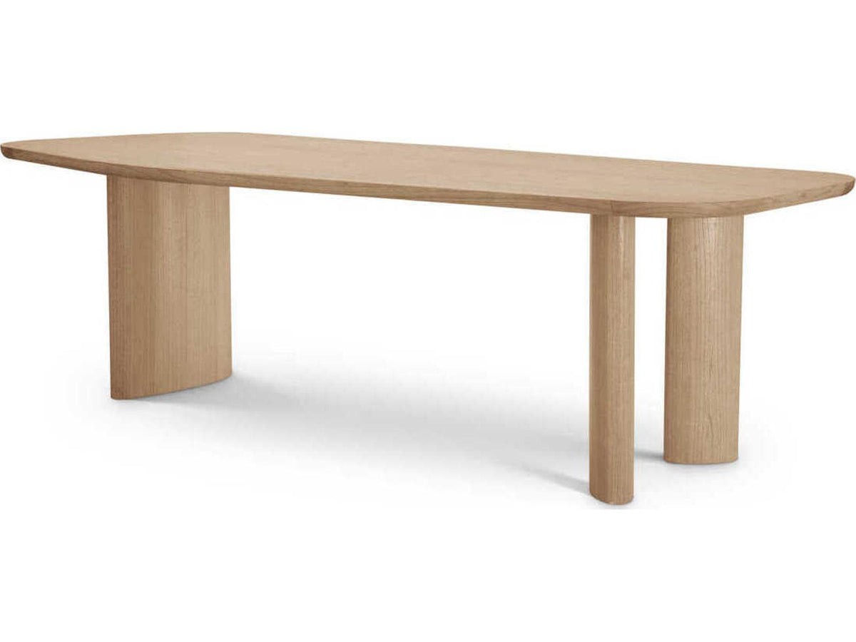 Flemings Natural Oak Veneer Dining Table