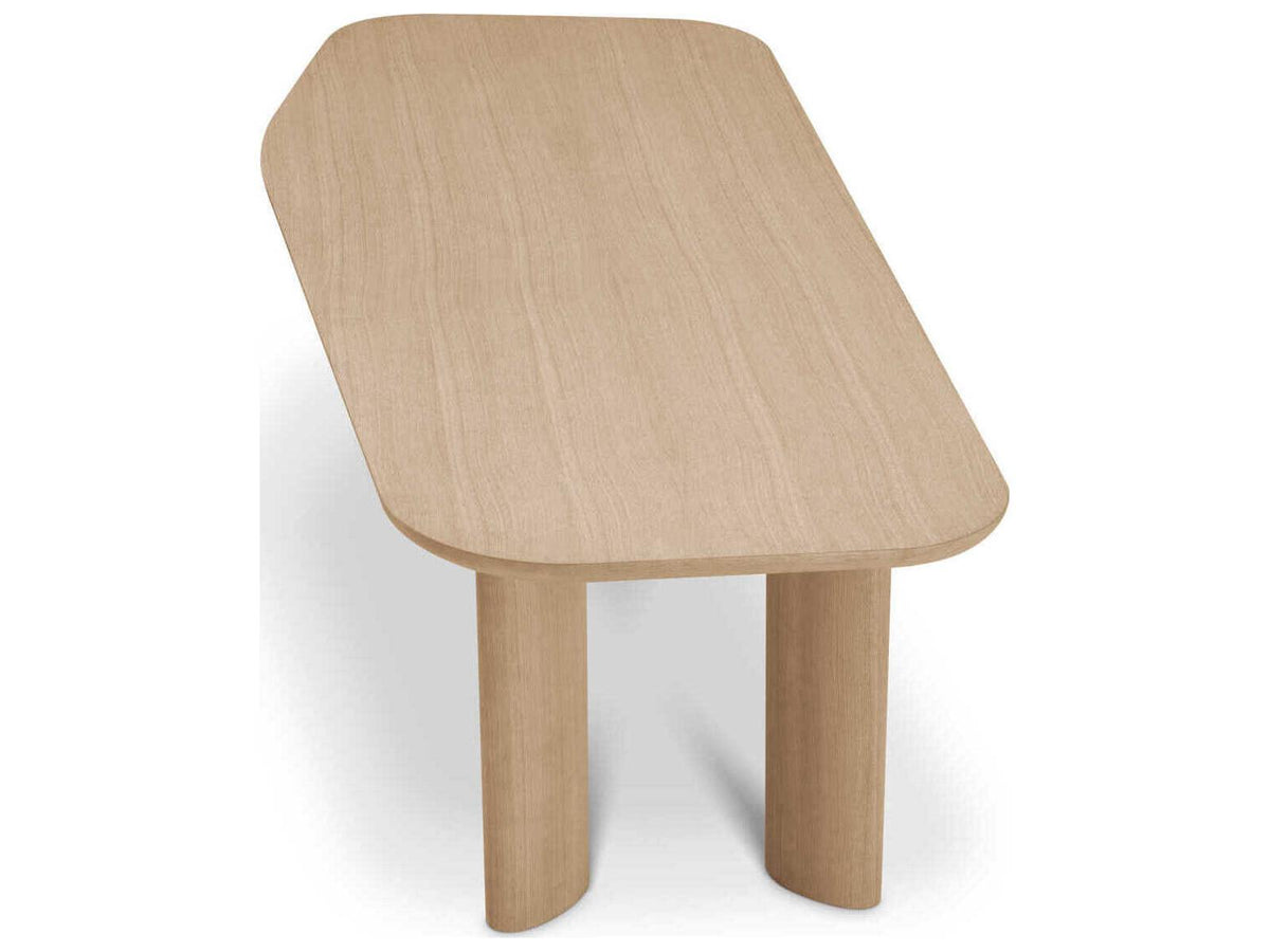Flemings Natural Oak Veneer Dining Table