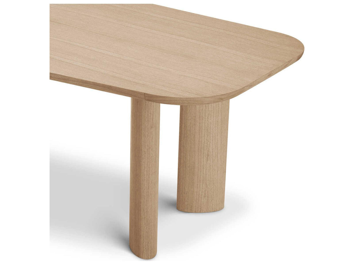 Flemings Natural Oak Veneer Dining Table