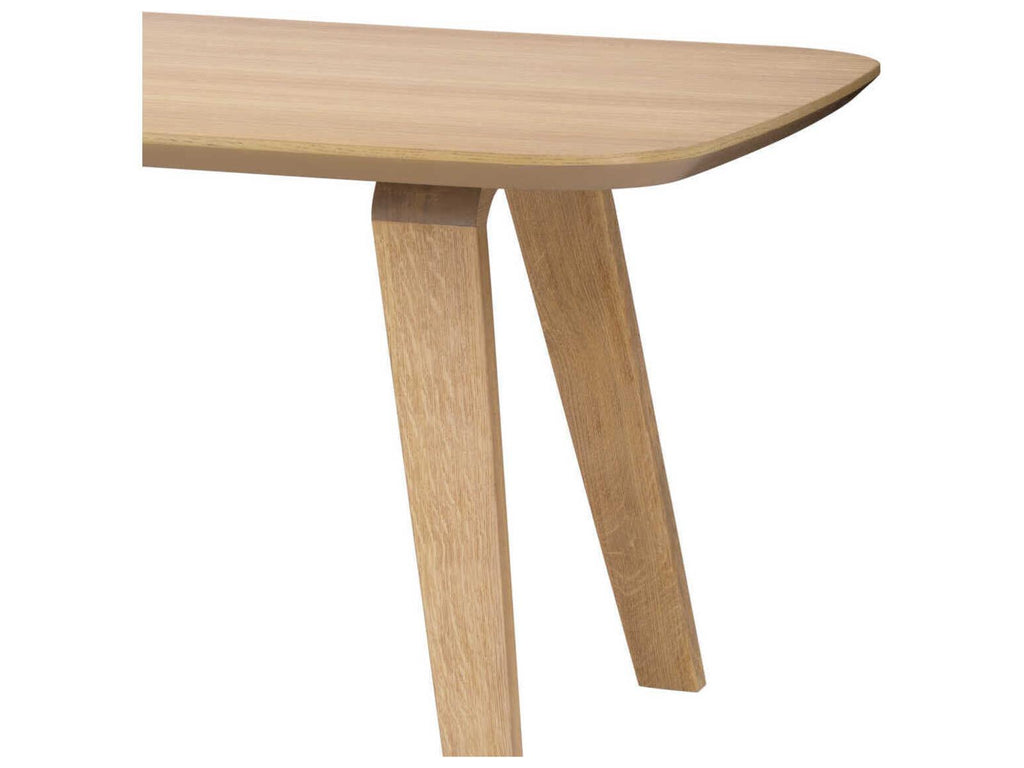 Glover Rectangle Dining Table in Natural Oak Veneer