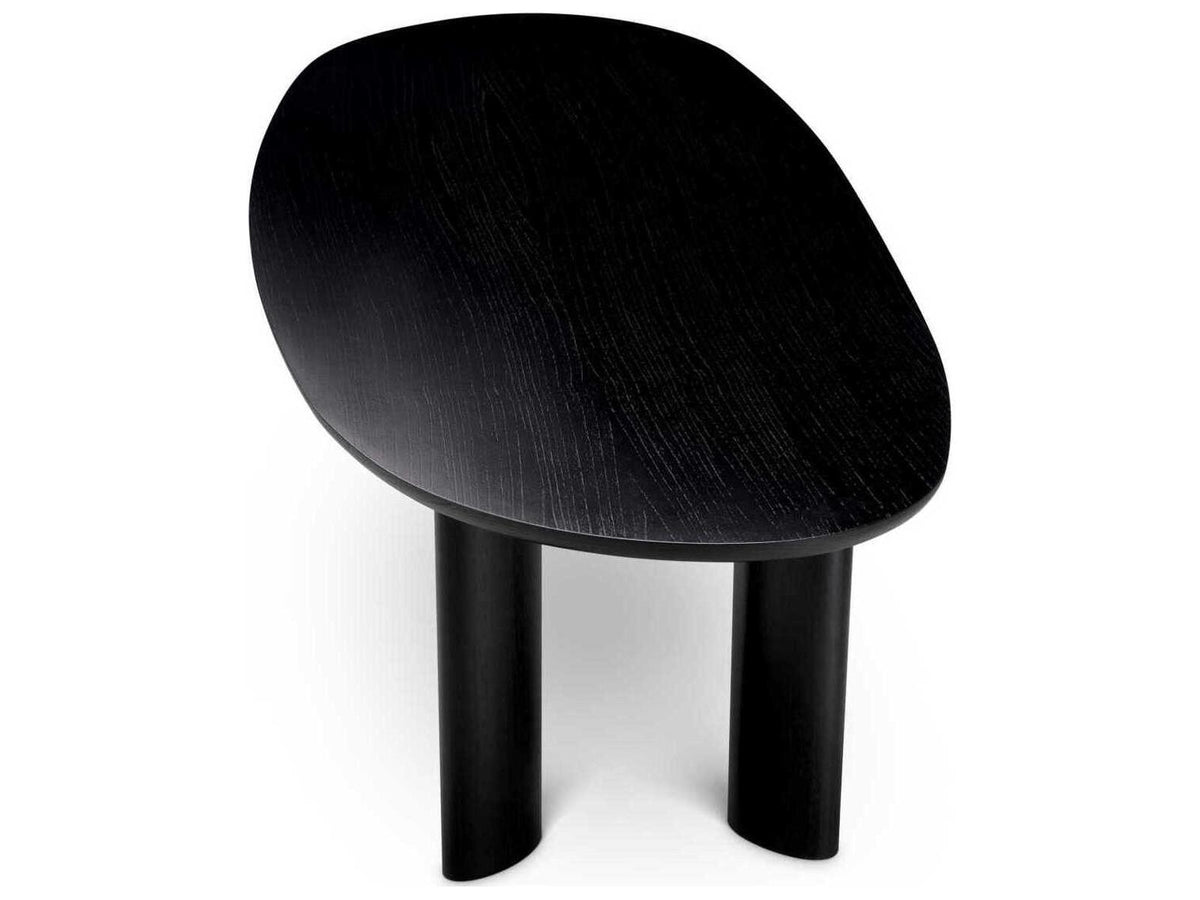 Lindner Oval Dining Table in Black Veneer
