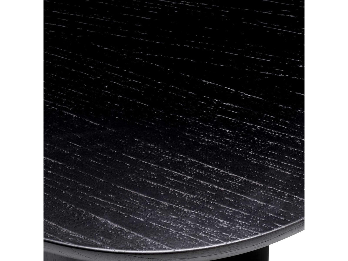 Lindner Oval Dining Table in Black Veneer