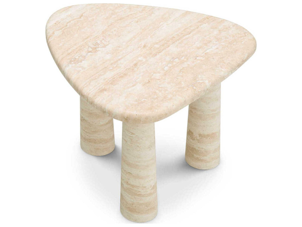 Larino S Travertine Side Table