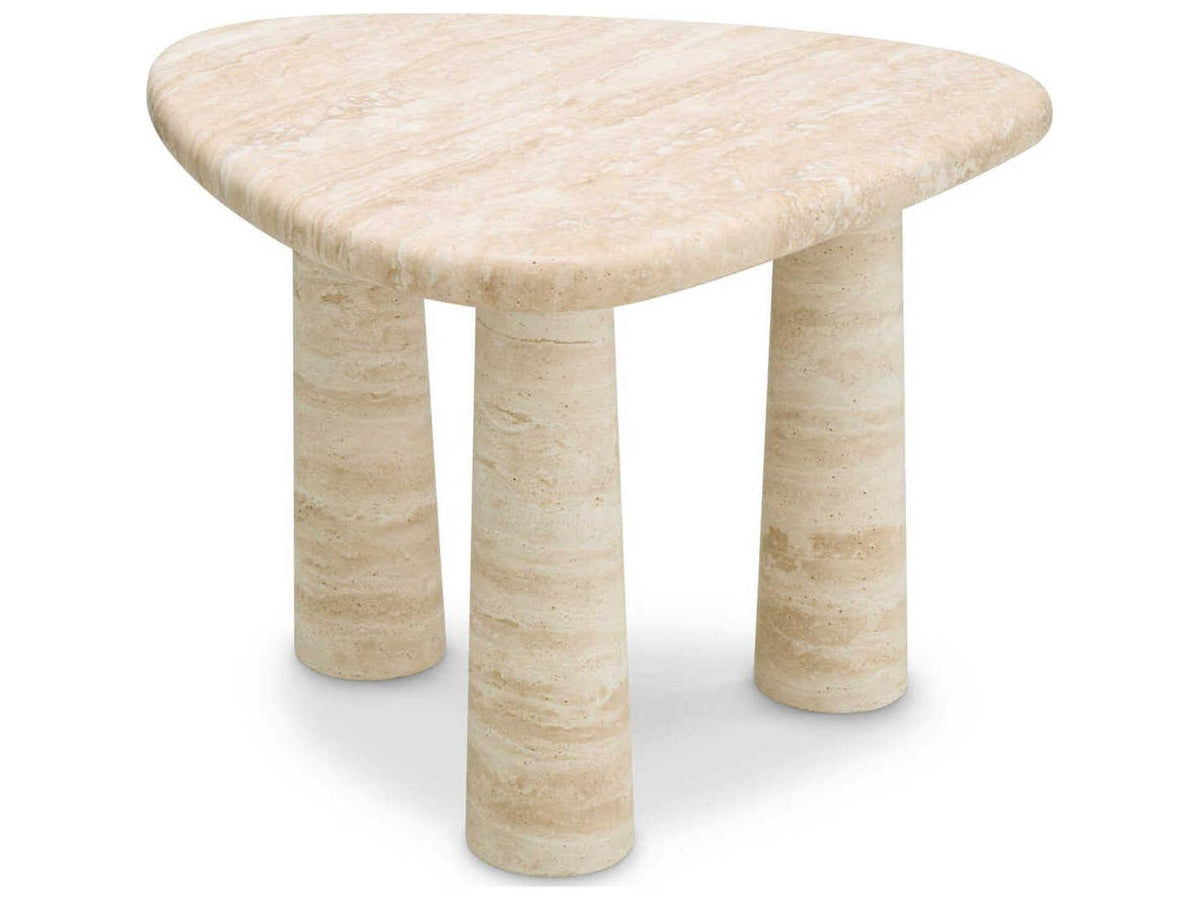 Larino S Travertine Side Table