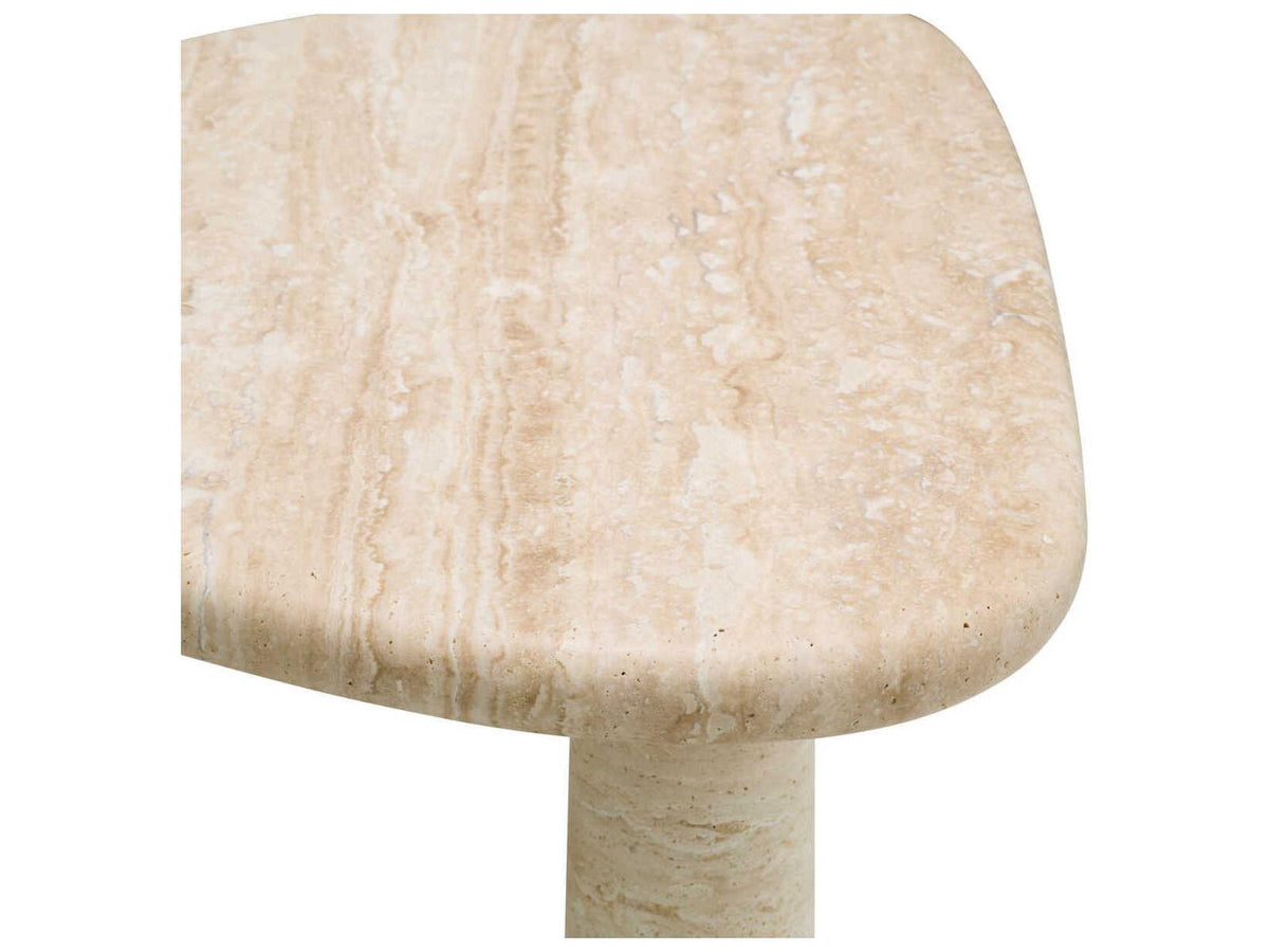 Larino S Travertine Side Table