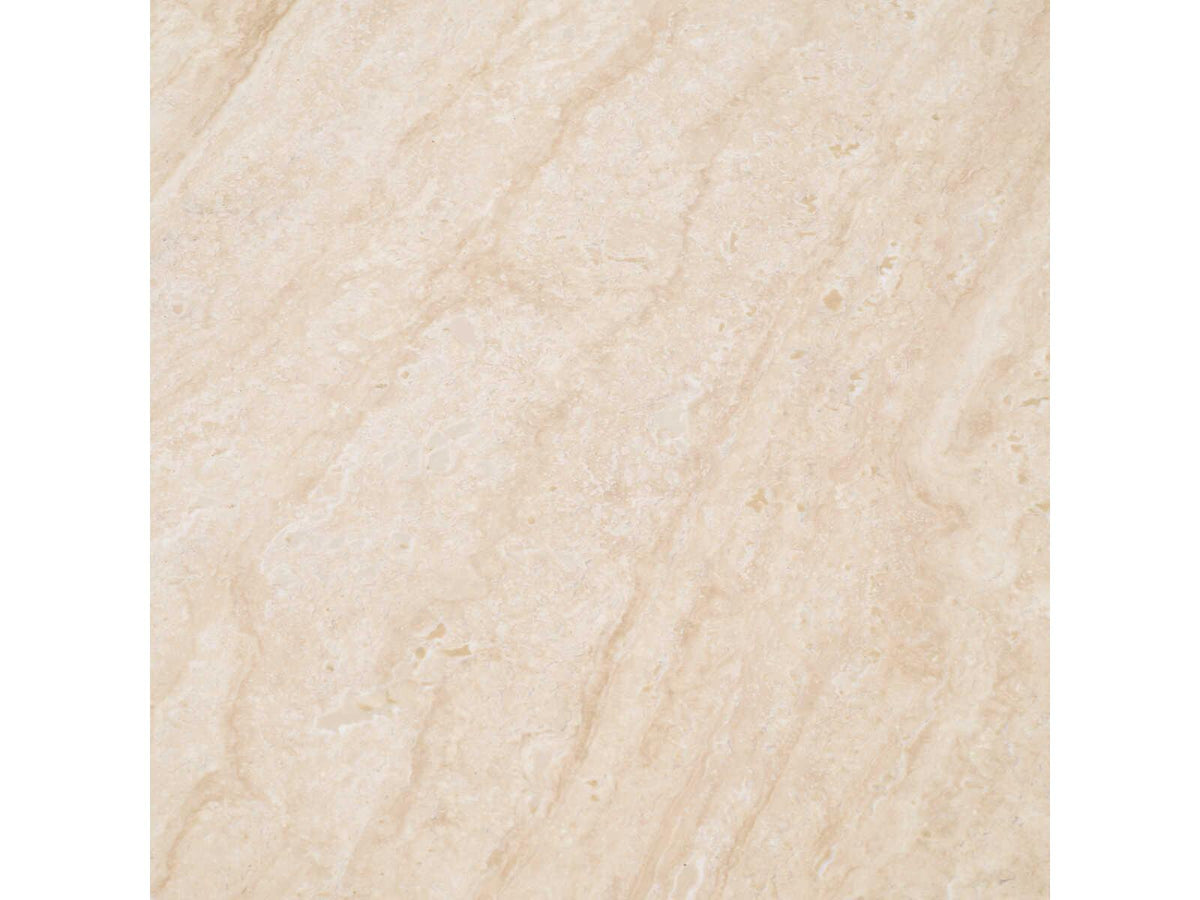 Larino L Travertine Triangular Side Table