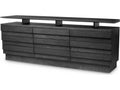 Quintino Dresser Charcoal Grey Oak Veneer