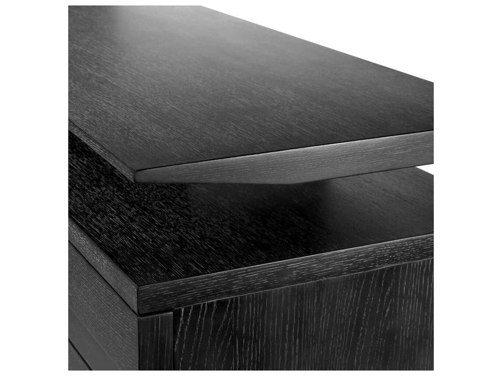 Quintino Dresser Charcoal Grey Oak Veneer