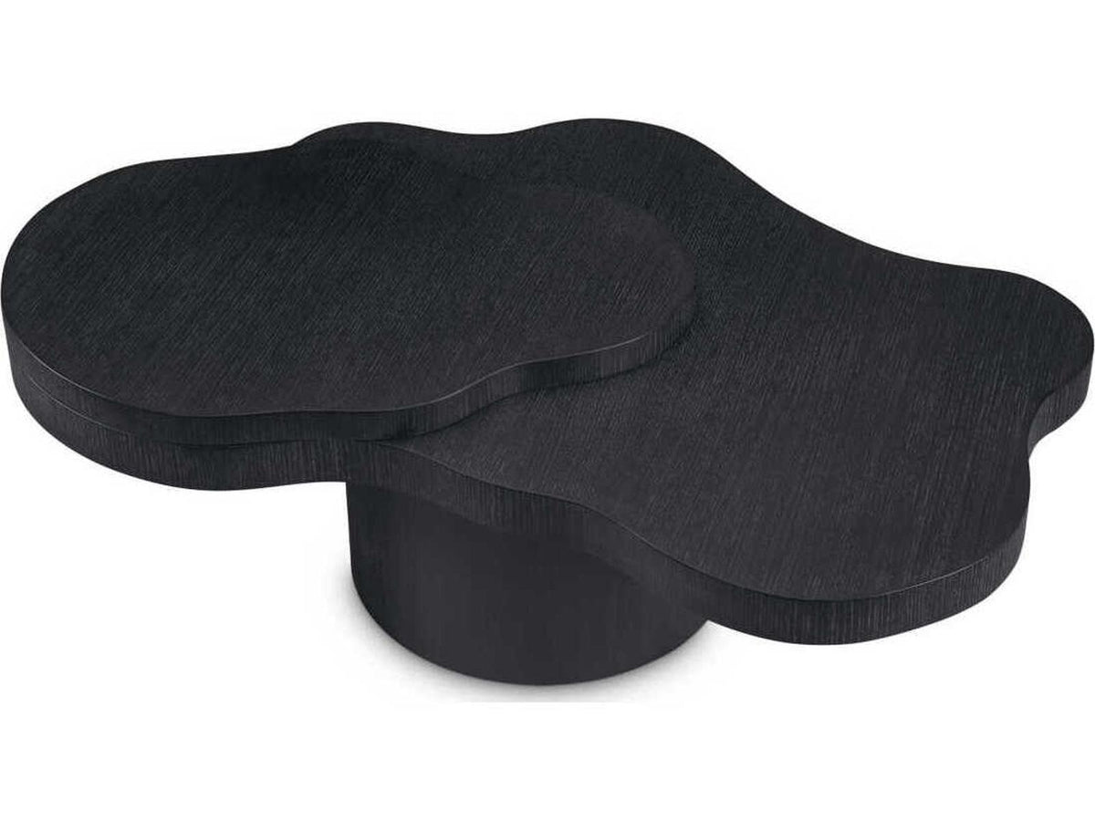 Cesareo Charcoal Grey Oak Veneer Coffee Table