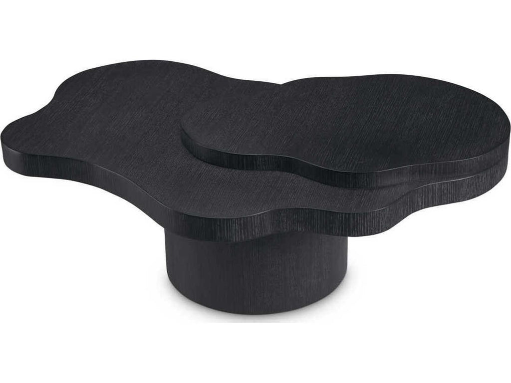 Cesareo Charcoal Grey Oak Veneer Coffee Table