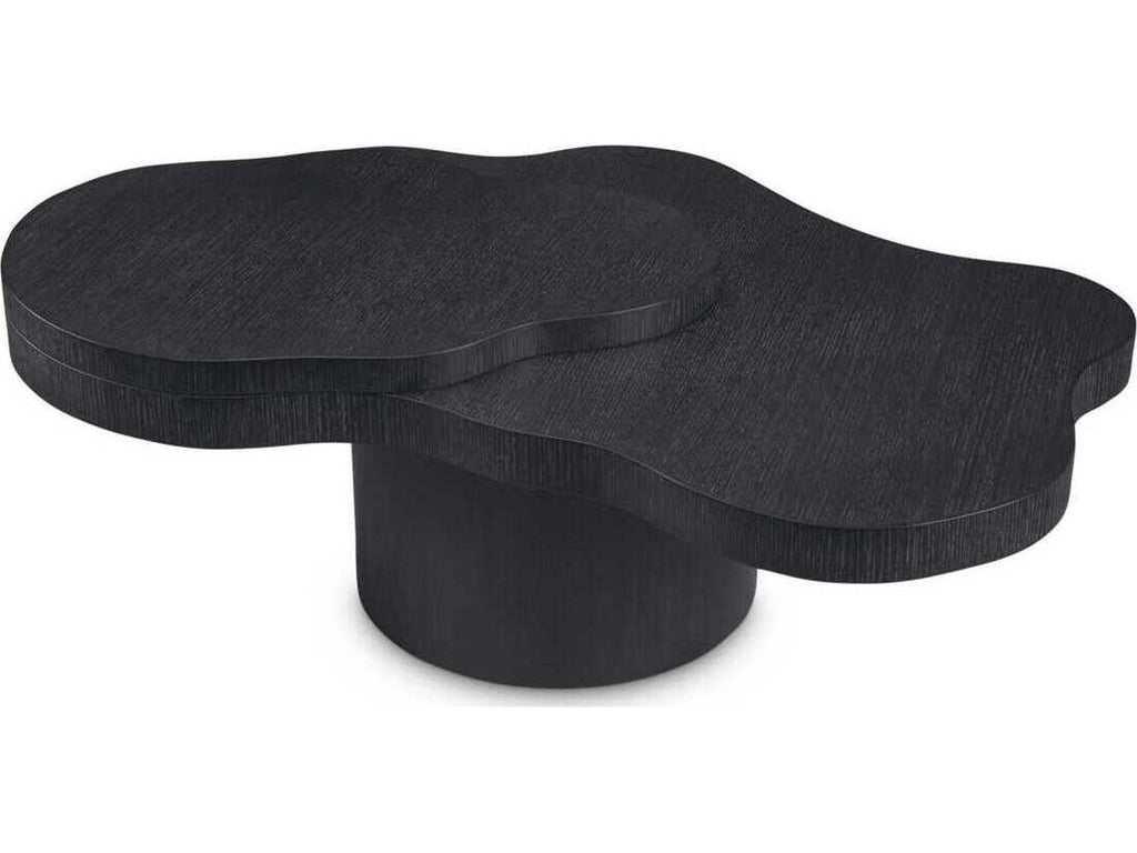Cesareo Charcoal Grey Oak Veneer Coffee Table