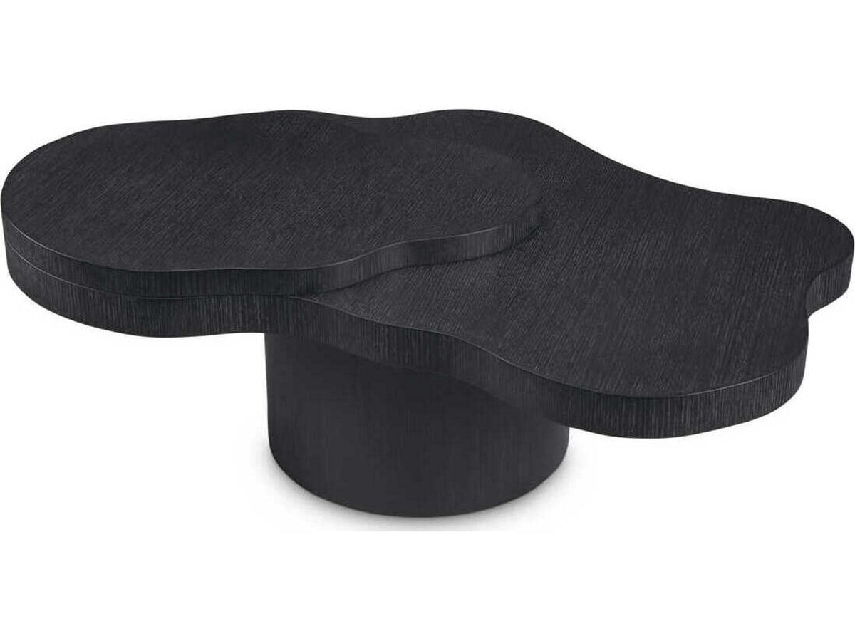 Cesareo Charcoal Grey Oak Veneer Coffee Table