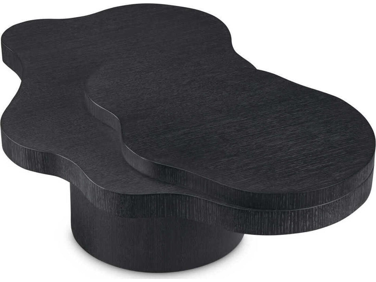 Cesareo Charcoal Grey Oak Veneer Coffee Table