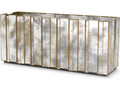 Nottingham Antique Mirror Glass Brushed Brass Dresser