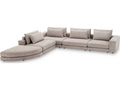 Lounge Club Nuoro Greige Modular Sectional Sofa