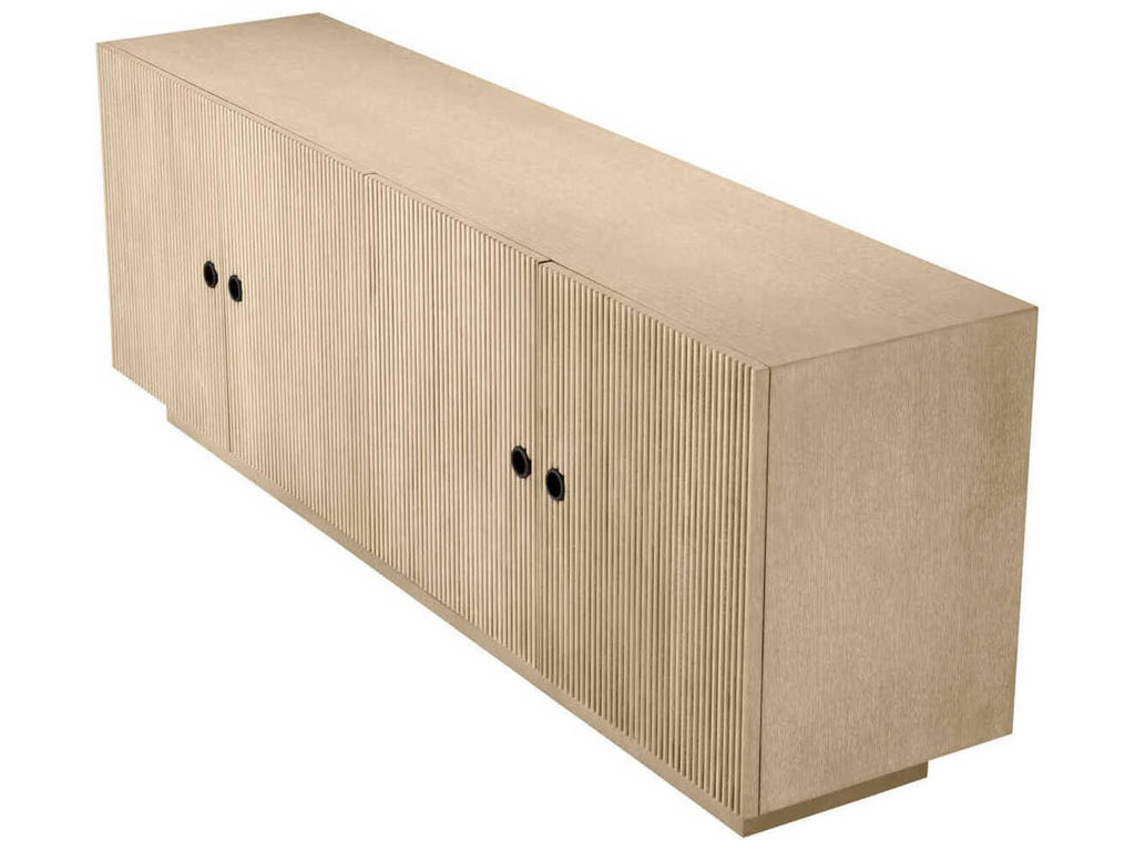 Dimitrios Washed Oak Veneer Dresser with Bronze Accents