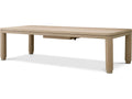 Atelier L Extendable Rectangular Dining Table in Washed Oak Veneer