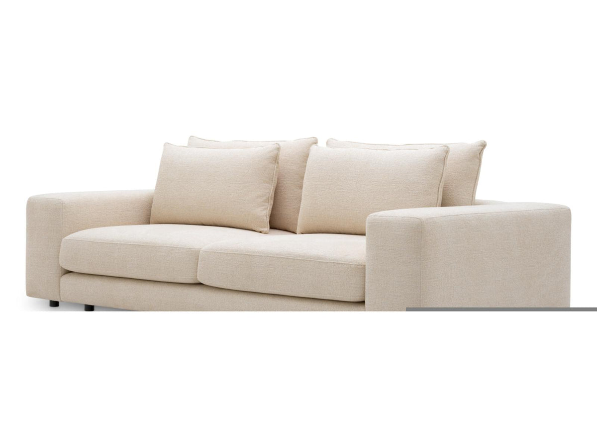 Lounge Club L 4-Seat Polyester Blend Sofa in Nuoro Beige