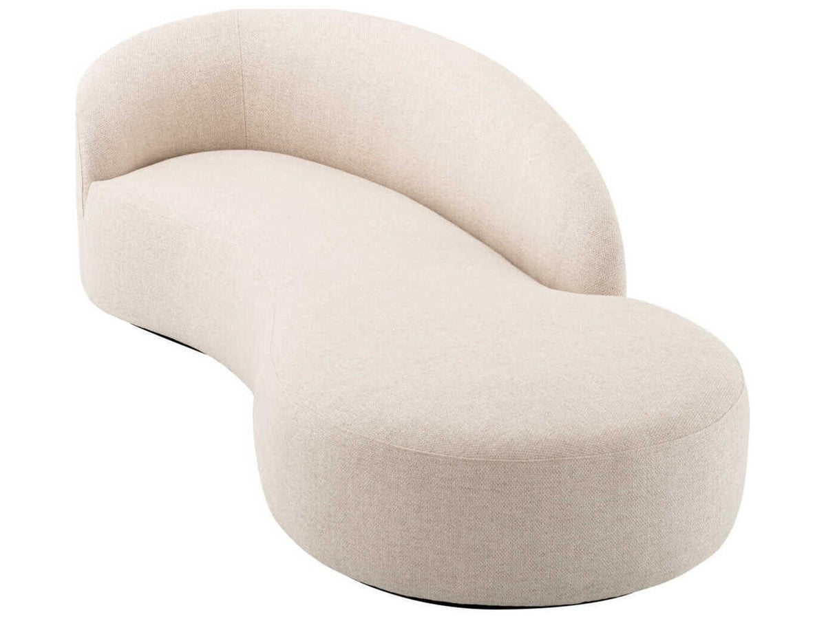 Bernd 3-Seat Upholstered Sofa in Pausa Natural Beige