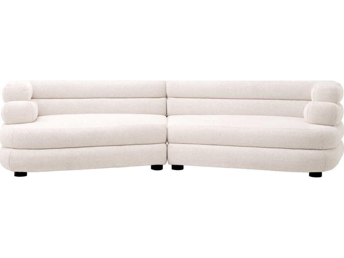 Malaga White Upholstered Modular