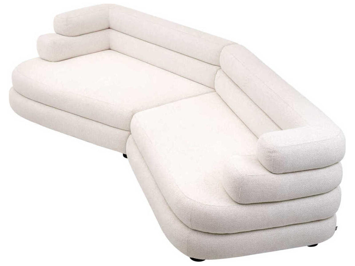 Malaga White Upholstered Modular