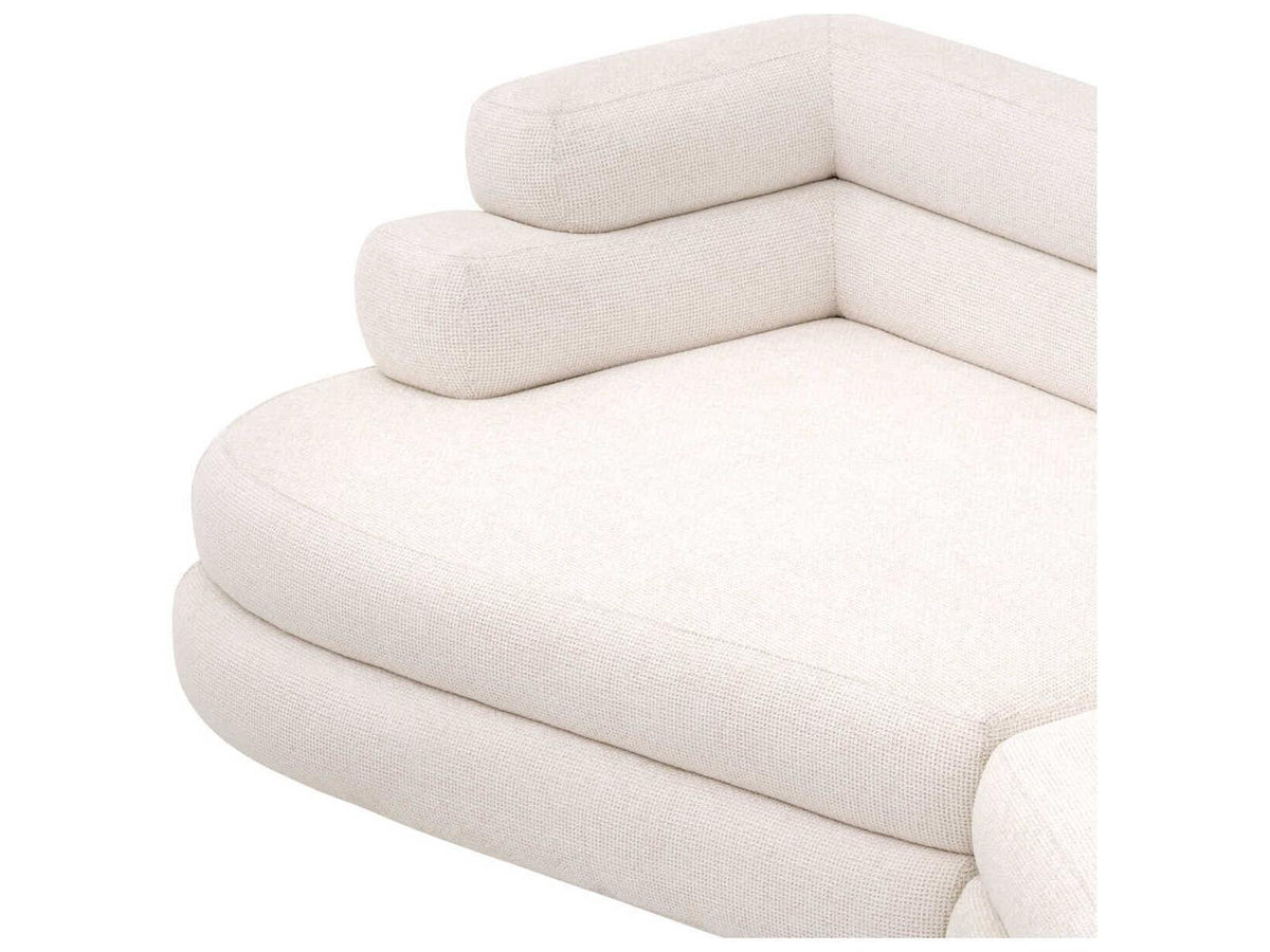 Malaga White Upholstered Modular