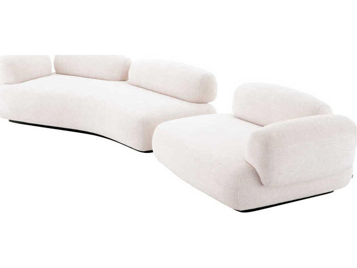 Cabrera White Upholstered Modular