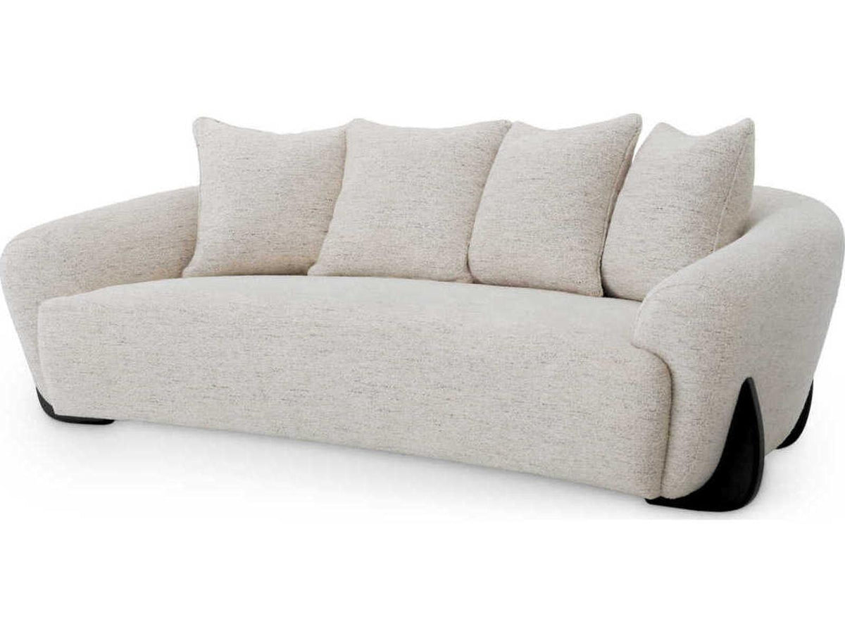 Siderno Cream Upholstered Sofa