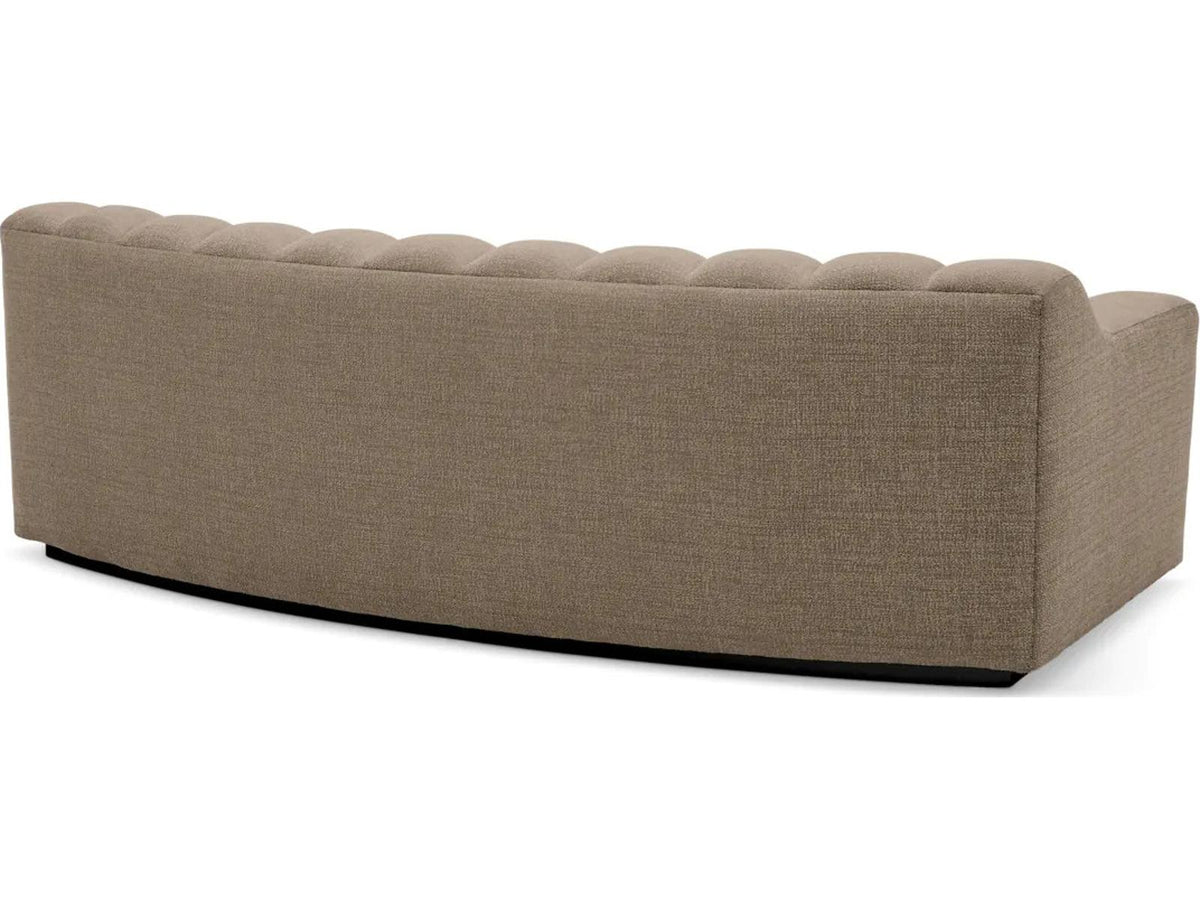 Kelly S 3-Seat Sofa in Stratfort Brown Fabric