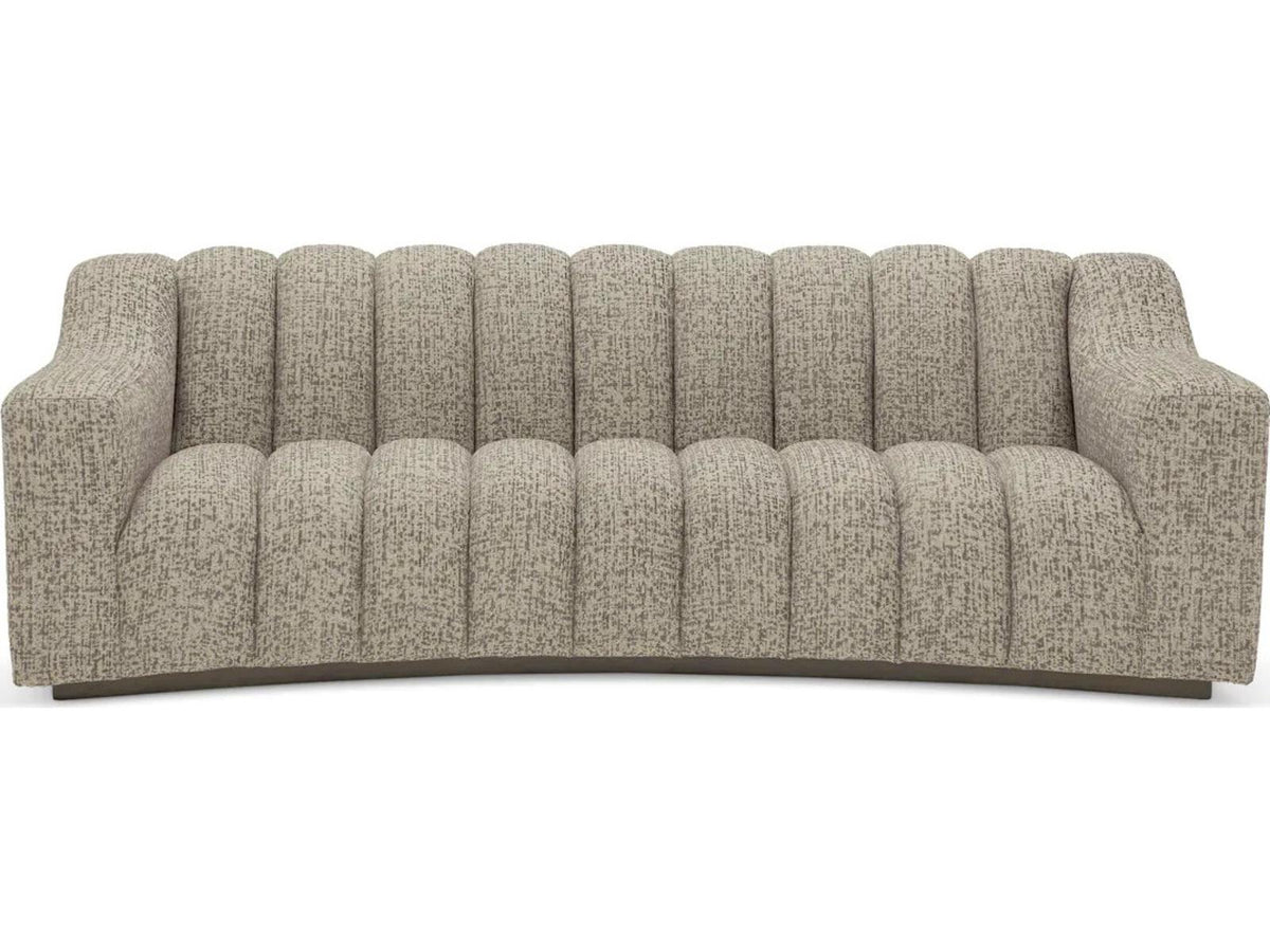 Kelly S 3-Seat Fabric Sofa in Montclair Warm Grey