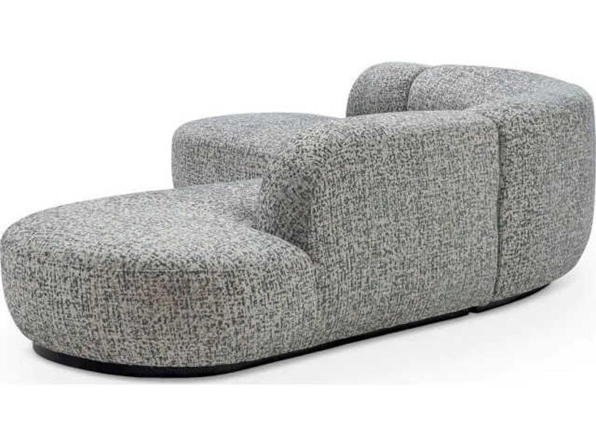 Bjorn Gray Upholstered 2-Piece Sectional Sofa