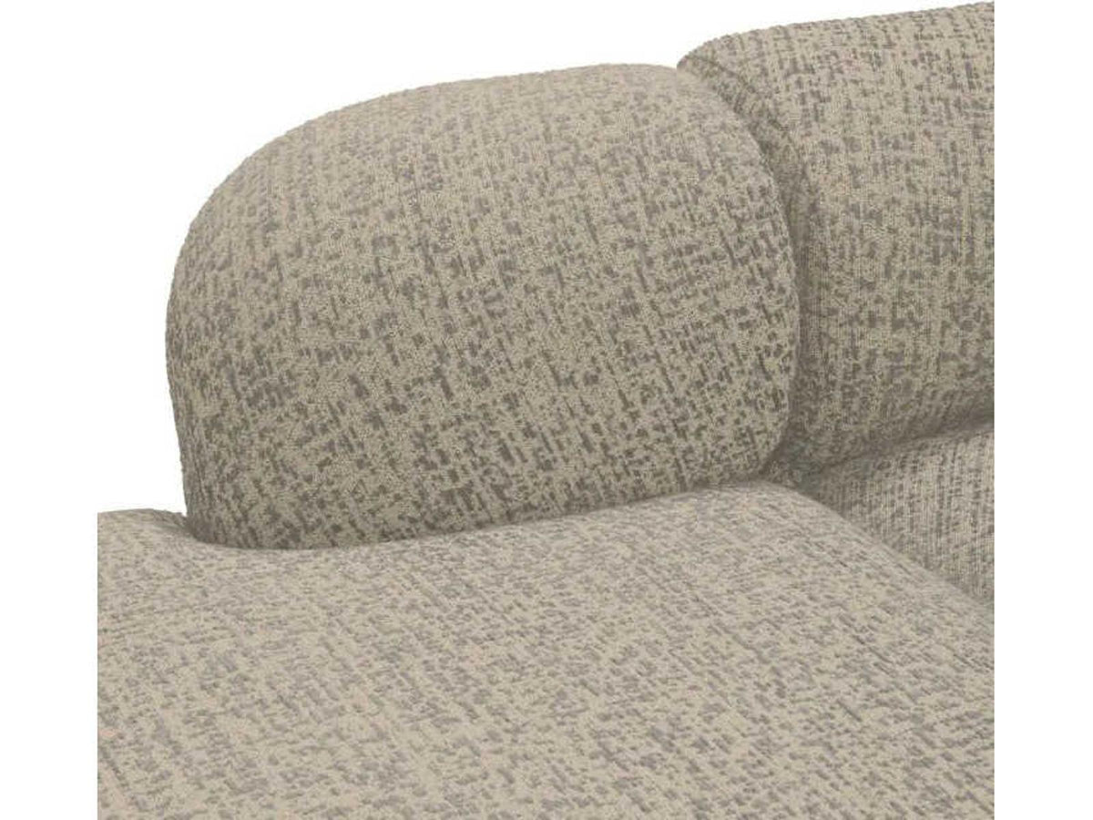 Bjorn 4-Seat Gray Upholstered Sectional Sofa