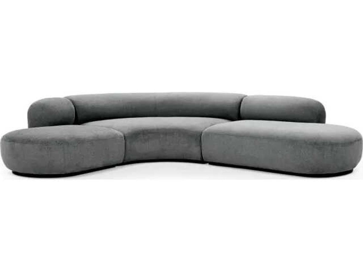 Bjorn Gray Upholstered Modular Sectional Sofa