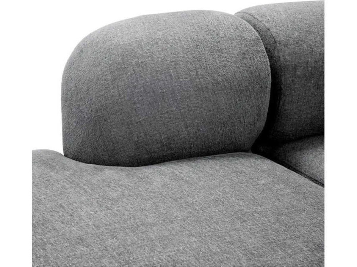 Bjorn Gray Upholstered Modular Sectional Sofa
