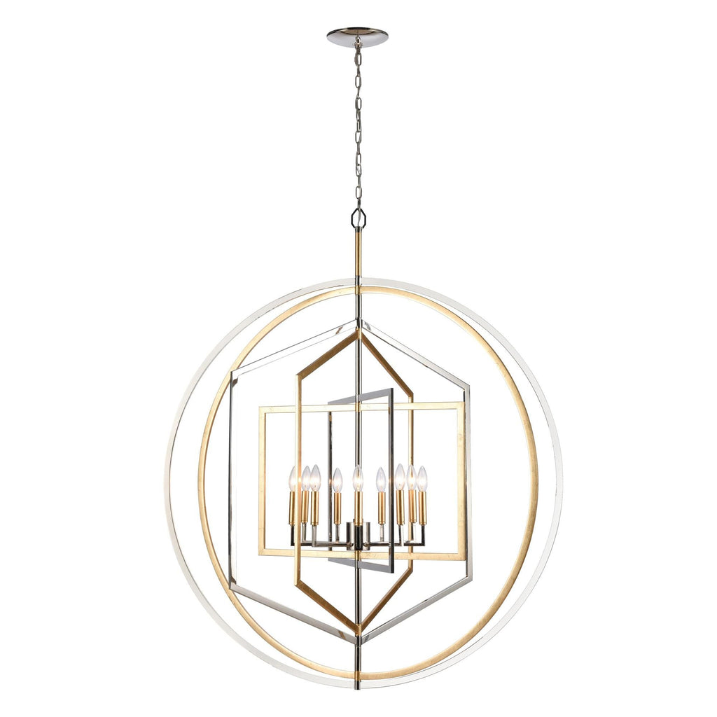 Elk Lighting Geosphere 46 Inch 9 Light Chandelier Cp779430