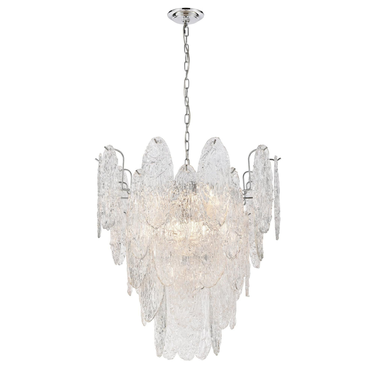Elk Lighting Frozen Cascade 26 Inch 9 Light Chandelier Cp377679